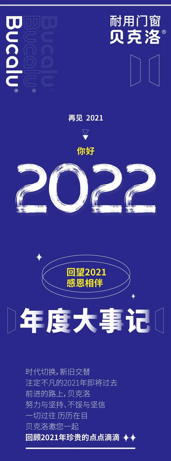 永葆初心｜2021，耐用门窗贝克洛品牌年度大事记！